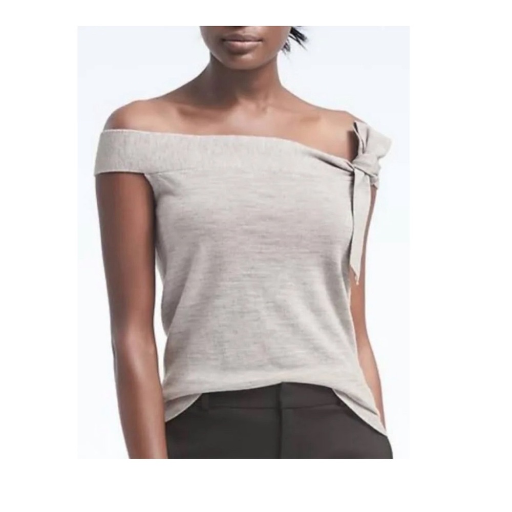 Banana Republic Off The Shoulder Knit Top - Merino Wool
